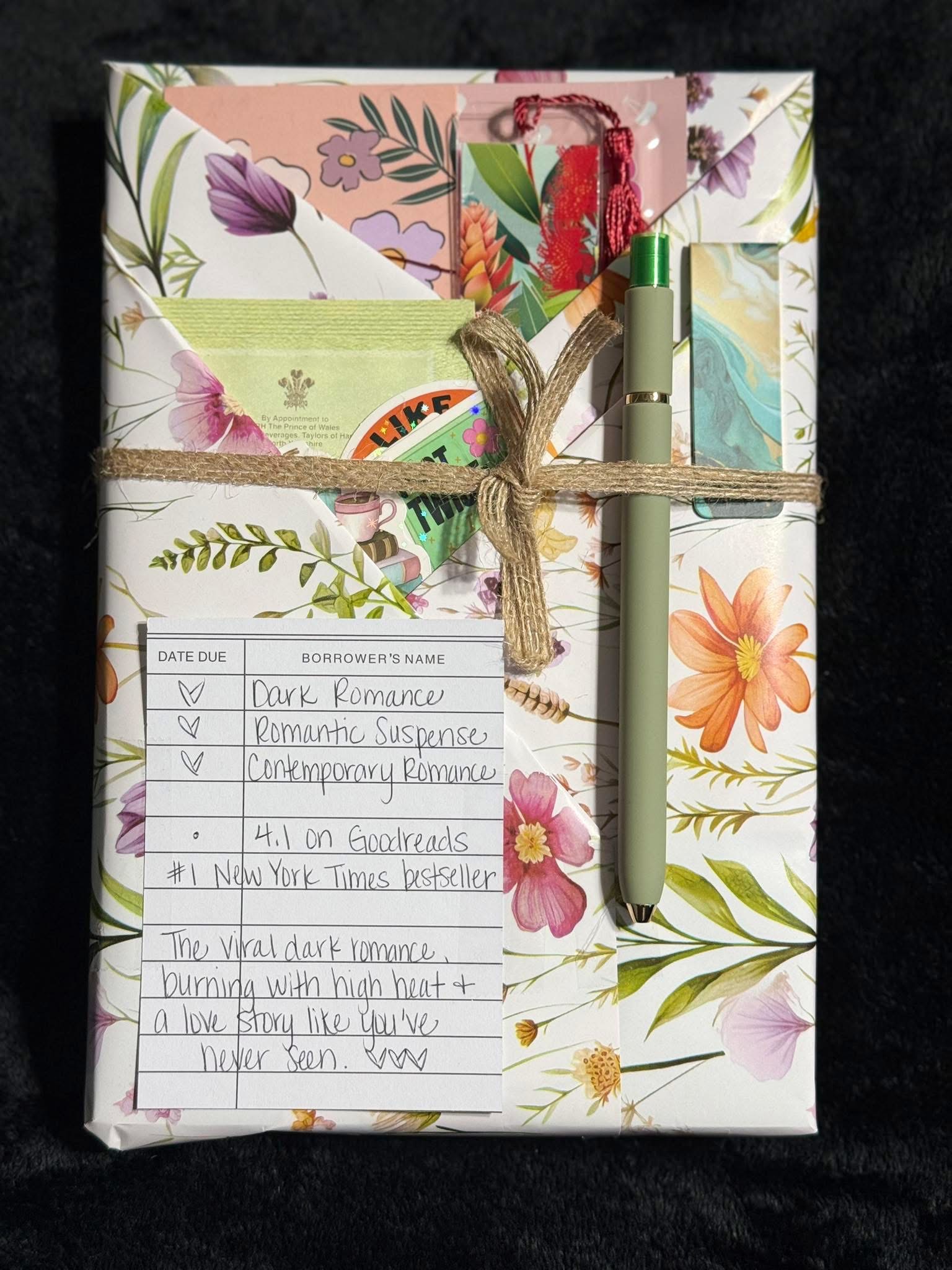 Beautifully wrapped blind date with a book package